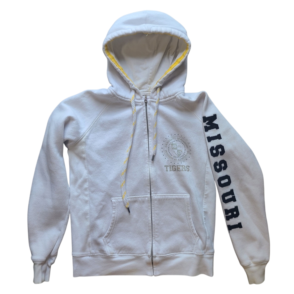 Mizzou Tigers Rhinestone Zip Hoodie Women’s Small College Classics Missouri - Picture 4 of 12